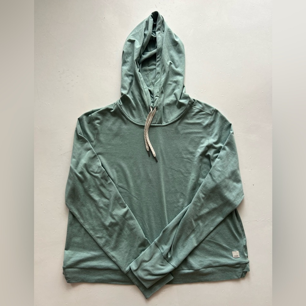 Vuori Halo Essential Hoodie, Large, Mint Green Pistachio